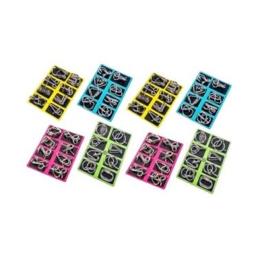 Imagem de Quebra-Cabeça De Anel Metálico Para Adultos E Crianças, Jogo De Lógica