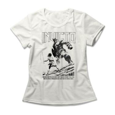 Imagem de Camiseta Feminina Davi e Golias, 2P, Off white