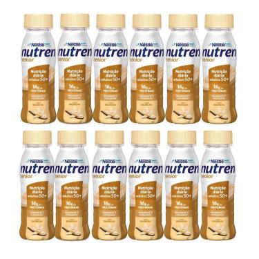 Imagem de Kit 12 Nutren Senior Complemento Alimentar Baunilha 200ml