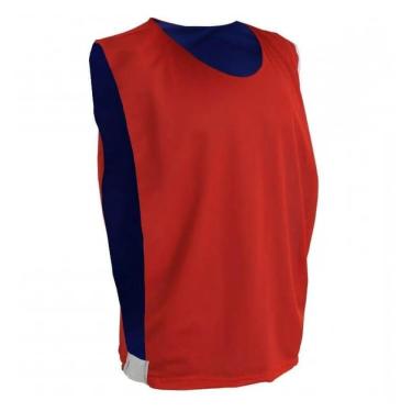 Imagem de Kit com 10 Coletes Dupla Face TRB Azul e Vermelho-Unissex