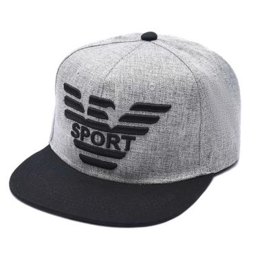 Imagem de Boné Snapback com Águia Bordada Sport com Aba Reta-Masculino