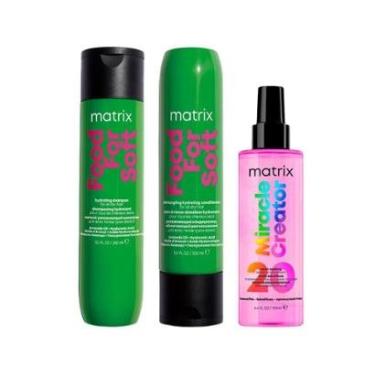 Imagem de Kit Matrix Food For Soft - 2 Produtos + Miracle Creator Leave-In 200ml-Unissex