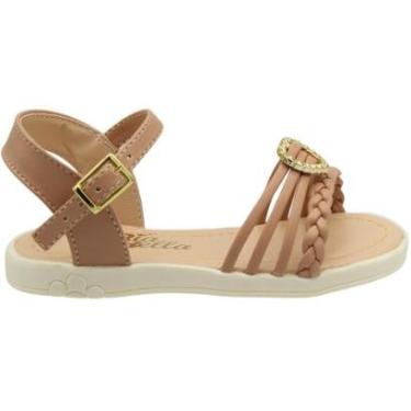 Imagem de Sandália Rasteira Baby Bia Bella Aplique Coraçãozinho Menina-Feminino