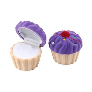 Imagem de Caixa De Joias De Veludo Para Brincos, Colares, Pulseiras, Anéis De Ca