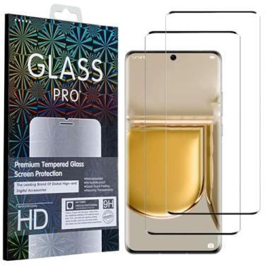 Imagem de LosruGir Protetor de tela compatível com Xiaomi Redmi Note 13 Pro Plus [2 unidades], dureza 9H, superfície curvada, transparente, antiarranhões, sem bolhas, vidro temperado para Xiaomi Redmi Note 13