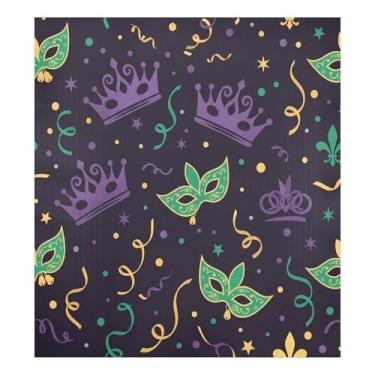 Imagem de Blueangle Máscara de carnaval para máquina de lavar louça, decoração de capa frontal de lava-louças, adesivos de eletrodomésticos, adesivos de eletrodomésticos, adesivo magnético decorativo de 58,4 cm