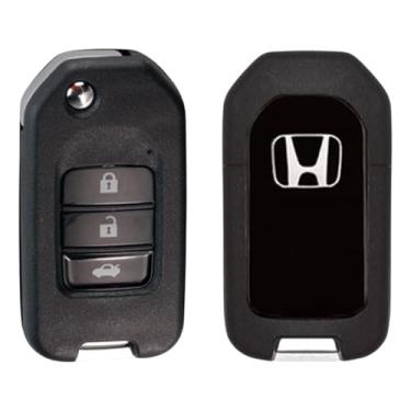 Imagem de Chave Canivete Controle Alarme 3 Botões Funcional Linha Honda City Civic New Fit HRV W-RV Crv Accord 2016 2017 2018 2019