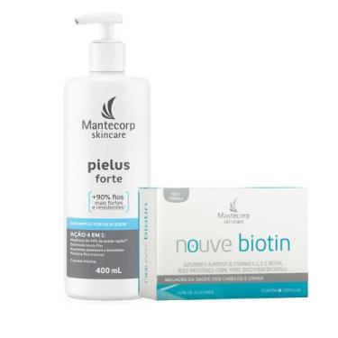 Imagem de Kit Shampoo Pielus Forte 400ML + Nouve Biotin