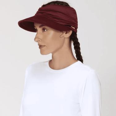 Imagem de Uv Line Viseira Granada Eva Com Proteção Solar Vinho