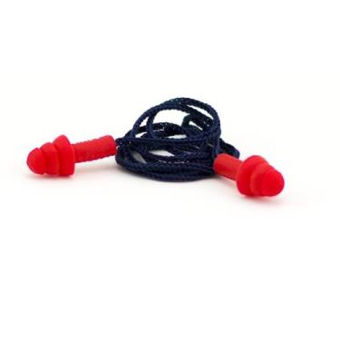 Imagem de Protetor Auricular Silicone Maxxi Royal Com Cordão Kit com 50 Un vária