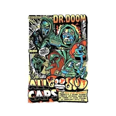 Imagem de Pôster Em Tela HD Da Capa Do Álbum De Música MF DOOM Para Decoração De