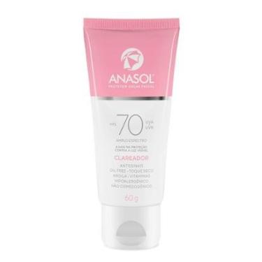 Imagem de Protetor Solar Facial FPS 70 Clareador Anasol 60g-Unissex