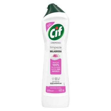 Imagem de Saponáceo Cremoso Multiuso Floral Cif Squeeze 450ml