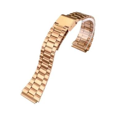 Imagem de Pulseira De Metal Fino De Aço 18mm Para Relógios CASIO A158 A159 A168 