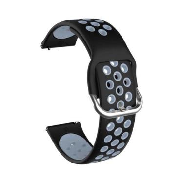 Imagem de Pulseira De Silicone De 22mm Para Huami Amazfit Helio pace Stratos 2s 