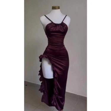 Imagem de Vestido Halter Sexy Y2K Para Mulheres Seniores, Verão 2024, Estilo Spi