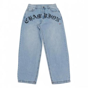 Imagem de Calça Champion Jeans Gothic - Azul (Oversize)-Masculino