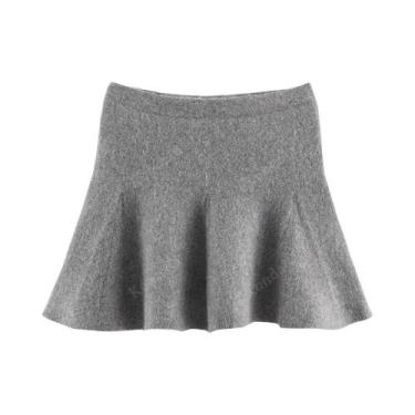 Imagem de Conjunto De Saia Tricotada Para Mulheres No Outono, Jaqueta Com Botões