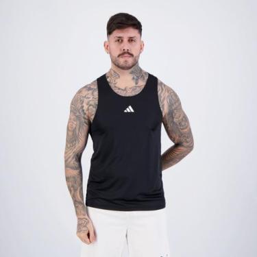 Imagem de Regata Adidas Treino Basic Preta, GG