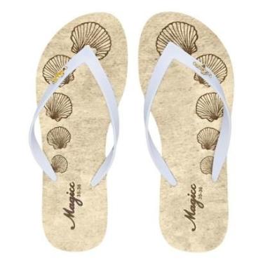 Imagem de Chinelo Feminino Praia Slim Adulto Concha Magicc CH-245-Feminino