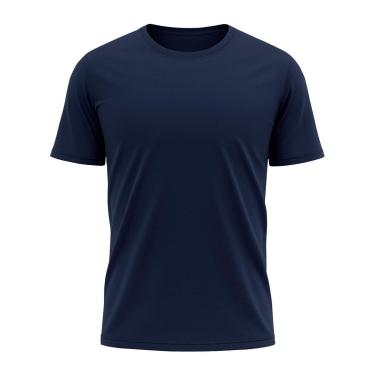Imagem de Camiseta Básica Masculina Dry Lisa Tradicional Poliéster Confortável Treino-Unissex
