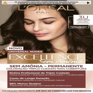 Imagem de Tintura Imédia 3u Castanho Escuro Universal Sem Amônia - Loréal Imédia