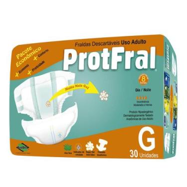 Imagem de Fralda Protfral Pacote Econômico Anatômico Hipoalergênico, G