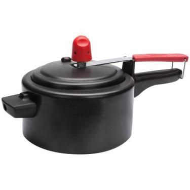 Imagem de Panela De Pressão Pequena Antiaderente 2 Litros Eirilar, 2l, Preto