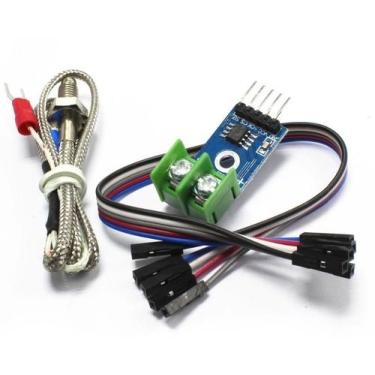 Imagem de Módulo MAX6675 com Termopar Tipo K para Medição de Temperatura - Ardui