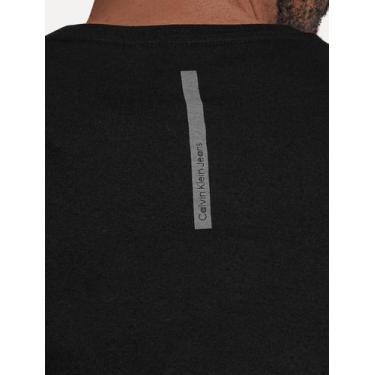 Imagem de Camiseta Calvin Klein Jeans Masculina Light New Nape Logo Preta Tamanh