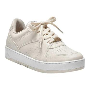 Imagem de Tênis Feminino Via Marte Sneaker Plataforma Bege 36, Bege, 36