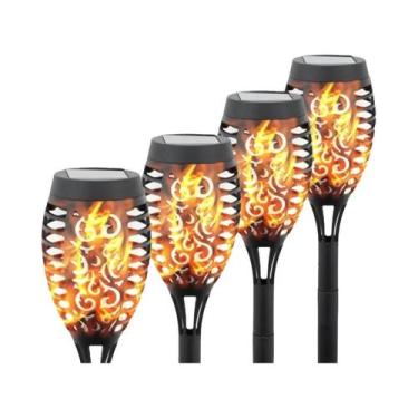 Imagem de Lanterna LED Solar À Prova d'Água Para Jardim, Quintal E Paisagismo Co