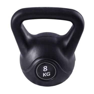 Imagem de Kettlebell Black Cimento 8 Kg (black Cement Kettlebell 8kg) - As - Preto