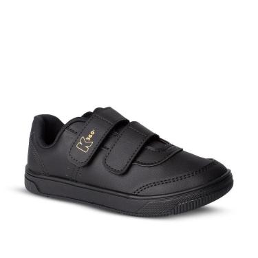 Imagem de Tênis infantil Menino K360 Casual Conforto Preto Prático e Resistente-Masculino