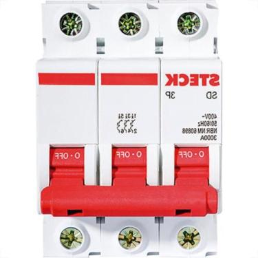Imagem de Steck Disjuntor Din.3P 80A C 10Ka