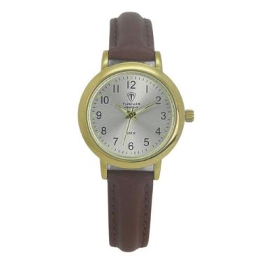 Imagem de Relógio Unissex Tuguir Analógico Imperium TG30505 Dourado e Prata e Ma