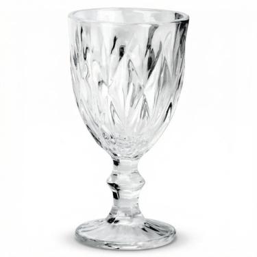 Imagem de Bali Taça de Vidro Transparente 320ml Elegante Resistente Uso Diário e