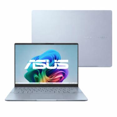 Imagem de Notebook ASUS Vivobook S 14 Copilot+ PC S5406SA Intel Core Ultra 7 258 V 32GB RAM  1TB SSD Windows 11 Home 14" OLED, Mist Blue QD300W