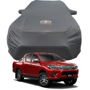 Imagem de Capa de Carro Toyota Hilux Sem Santo AntonioTecido Lycra Premium - Cad