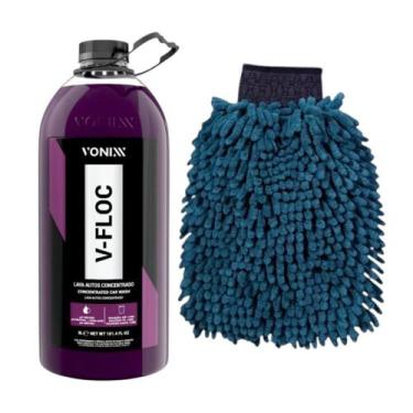 Imagem de Shampoo Automotivo Concentrado Vonixx V-Floc Neutro 3L + Luva, Único