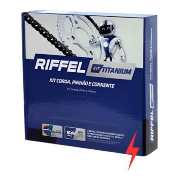 Imagem de KIT Riffel CG 125I FAN/CARGO (14-18) 43Z X 14Z C/ CORRENTE 428H X 118L