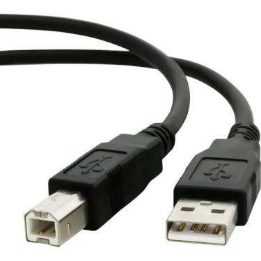 Imagem de Cabo p/ impressora usb 2.0 a macho x usb 2.0 b macho 1,8m - TEBERA  SB