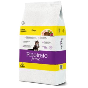 Imagem de Ração Finotrato Prime Para Gatos Filhotes Sabor Frango 3 kg - VB Raçõe