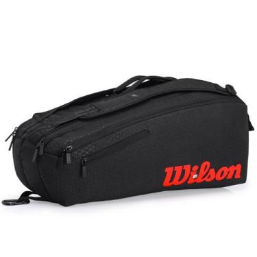 Imagem de Raqueteira Wilson Clash V3 6PK Preto