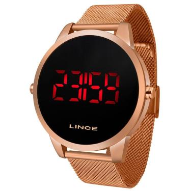 Imagem de Relógio LINCE feminino digital rosê MDR4594L PXRX