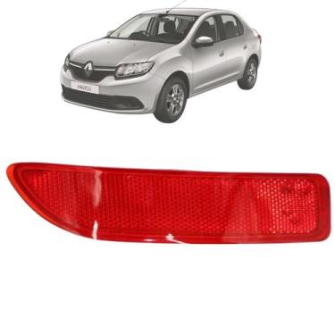 Imagem de Refletor Parachoque Traseiro Renault Logan 2011 A 2014 Esquerdo - DSC