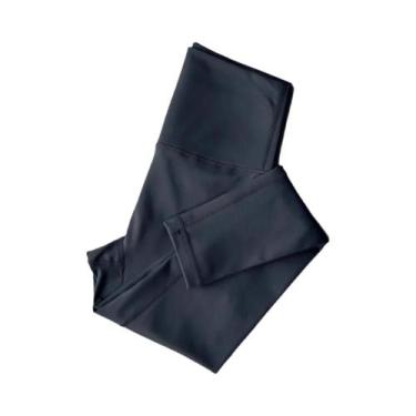 Imagem de Leggings Térmicas Femininas De Cintura Alta Com Forro De Lã Para Yoga 