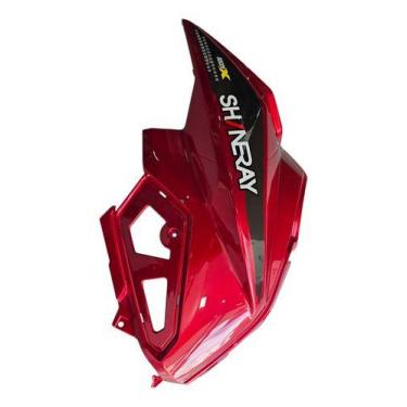Imagem de Carenagem Esquerda Moto Shineray Jef150, Original, Nova. Vermelho