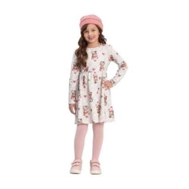 Imagem de Vestido Manga Longa Moletinho Soft Alakazoo Ref. 65348-Feminino
