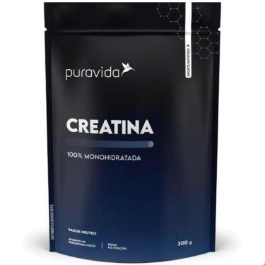 Imagem de Creatina 100% Monohidratada Refil 300g Pura Vida, Neutro